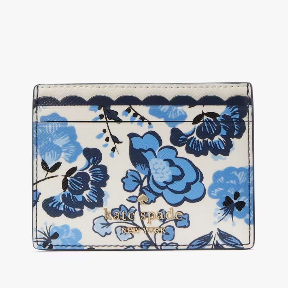 kate spade Blue Floral Wallet
